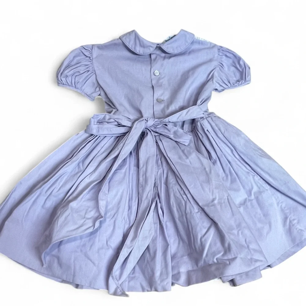 Vintage Wee Togs Lavender Lace Peter Pan Collar‎ Dress Size 3 Cottagecore